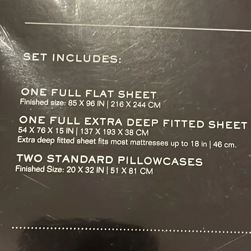 Ralph Lauren Paisley Full Sheet set 4 pcs flat pillowcase X 2, extra deep fitted